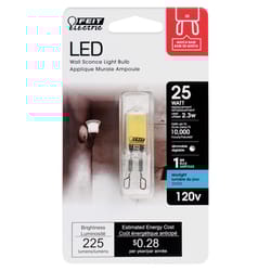 Feit T4 G9 LED Bulb Daylight 25 Watt Equivalence 1 pk