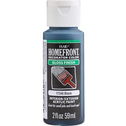Homefront Gloss Black Hobby Paint 2 oz