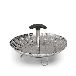OXO Good Grips 10-1/2 in. W x 10-1/2 in. L Silver Stainless Steel Steamer Basket