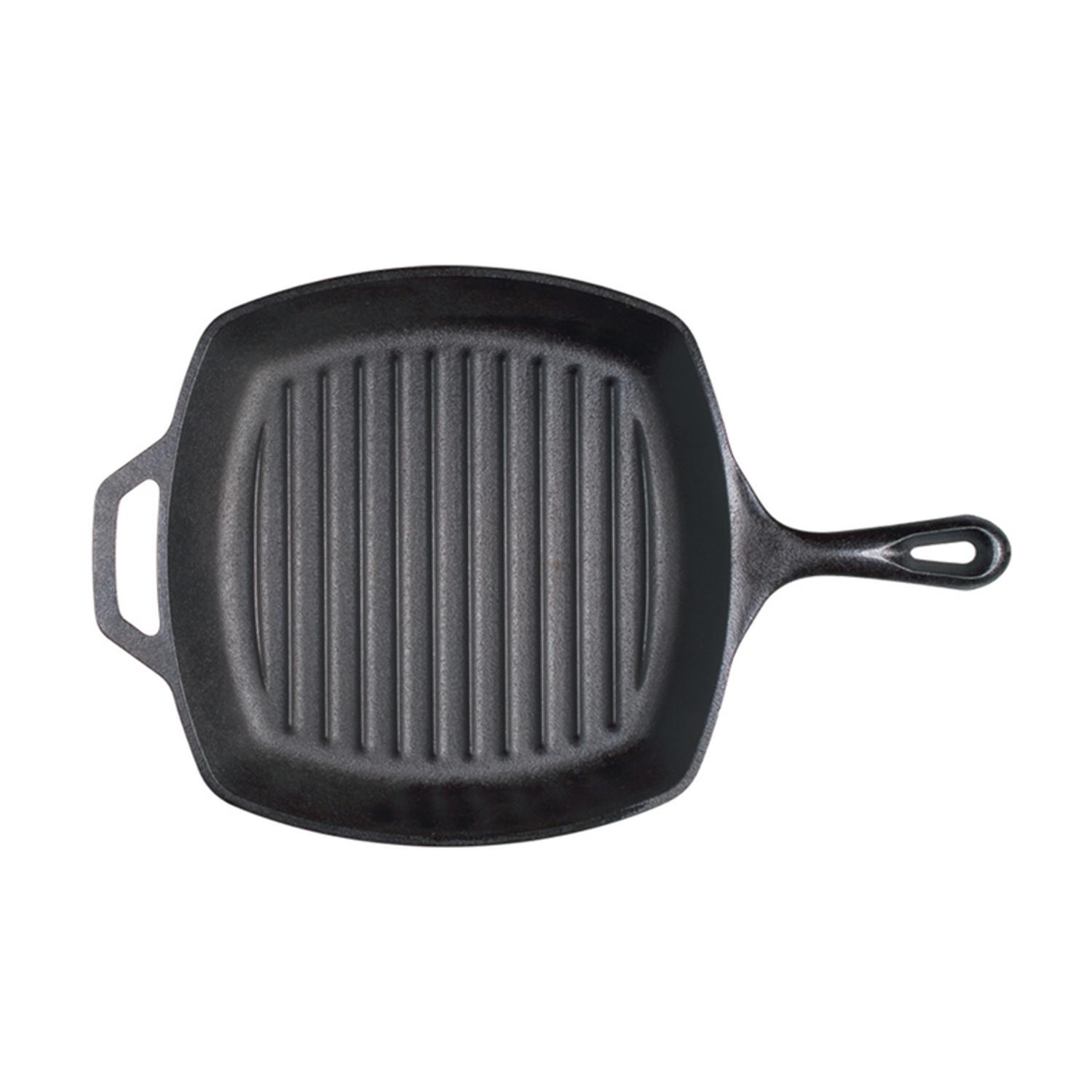 Lodge 10.5" Cast Iron Grill Pan, L8SGP3 - Thumbnail 2