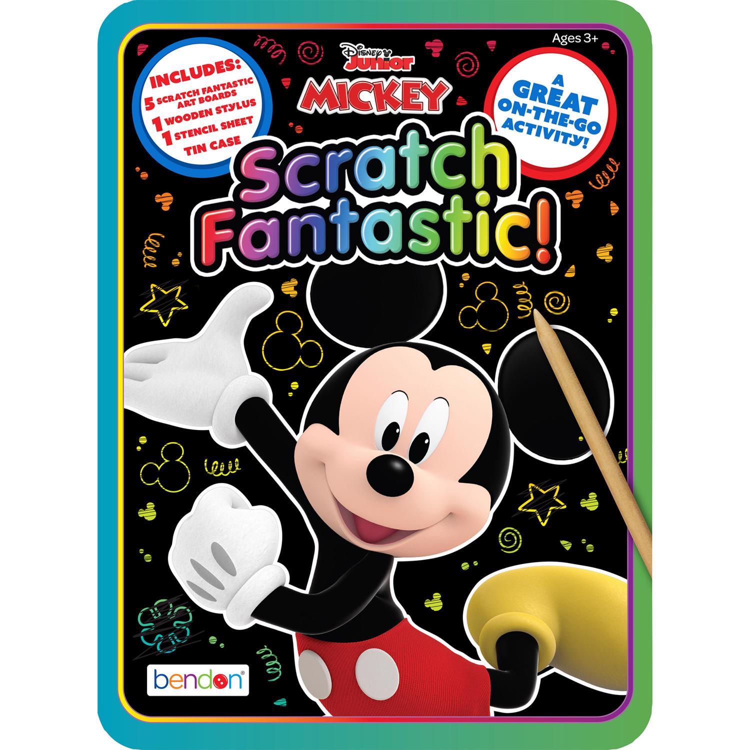Bendon Disney Mickey Scratch Fantastic Activity Book Multicolored