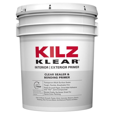 KILZ Klear Clear Flat Water-Based Styrene Acrylic Copolymer Primer
