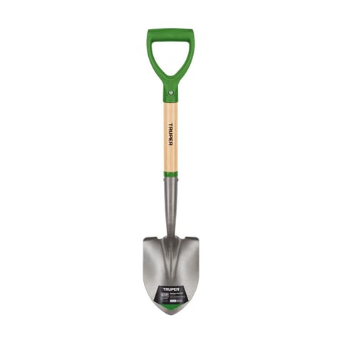Truper 27 in. Steel Round Utility Shovel Wood Handle Mfr# TR-BY-P