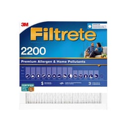 Filtrete 20 in. W X 20 in. H X 1 in. Polypropylene 2200 MPR Pleated Allergen Air Filter 1 pk