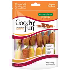 Good 'n' Fun All Size Dogs Rawhide Sticks Chicken, Beef & Pork 6 pk