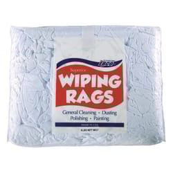 EBCO Cotton Wiping Rags 18 in. W X 18 in. L 8 lb