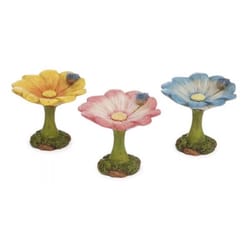 Marshall Home and Garden Assorted Ceramic 2 in. H X 2 in. L X 2 in. W Flower Bath Figurine
