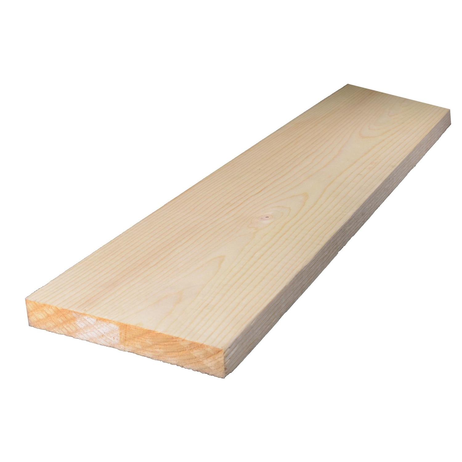 Alexandria Moulding 1 in. X 6 in. W X 8 ft. L Pine Board #2/BTR