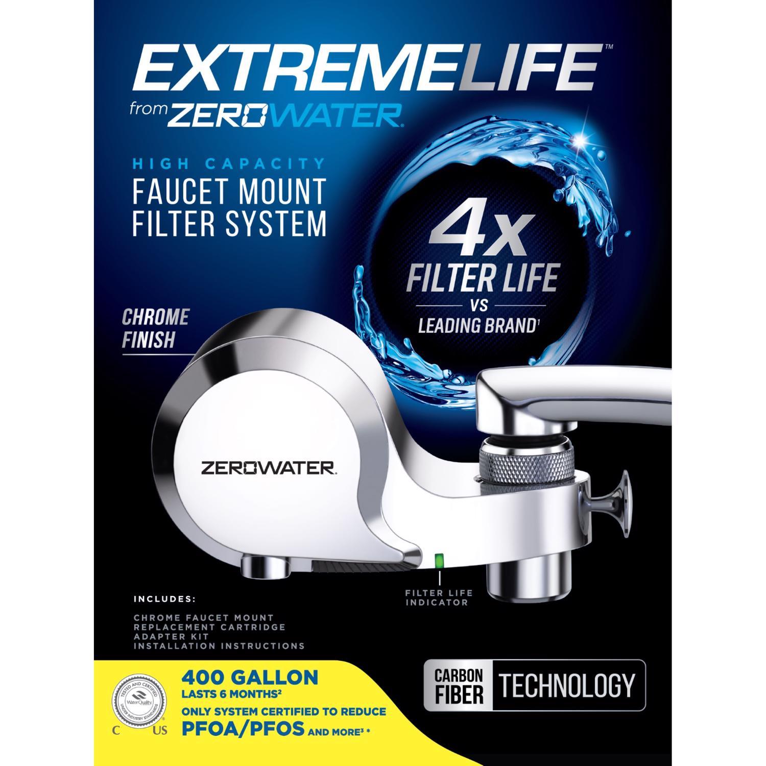 ZeroWater ExtremeLife Faucet Mount Water Filtration System - Thumbnail 3