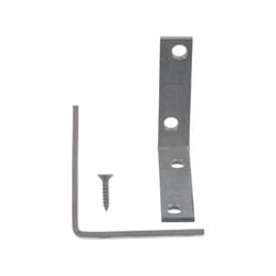 Ace 2-1/2 in. H X 3.75 in. W X 2-1/2 in. D Galvanized Steel Inside L Corner Brace