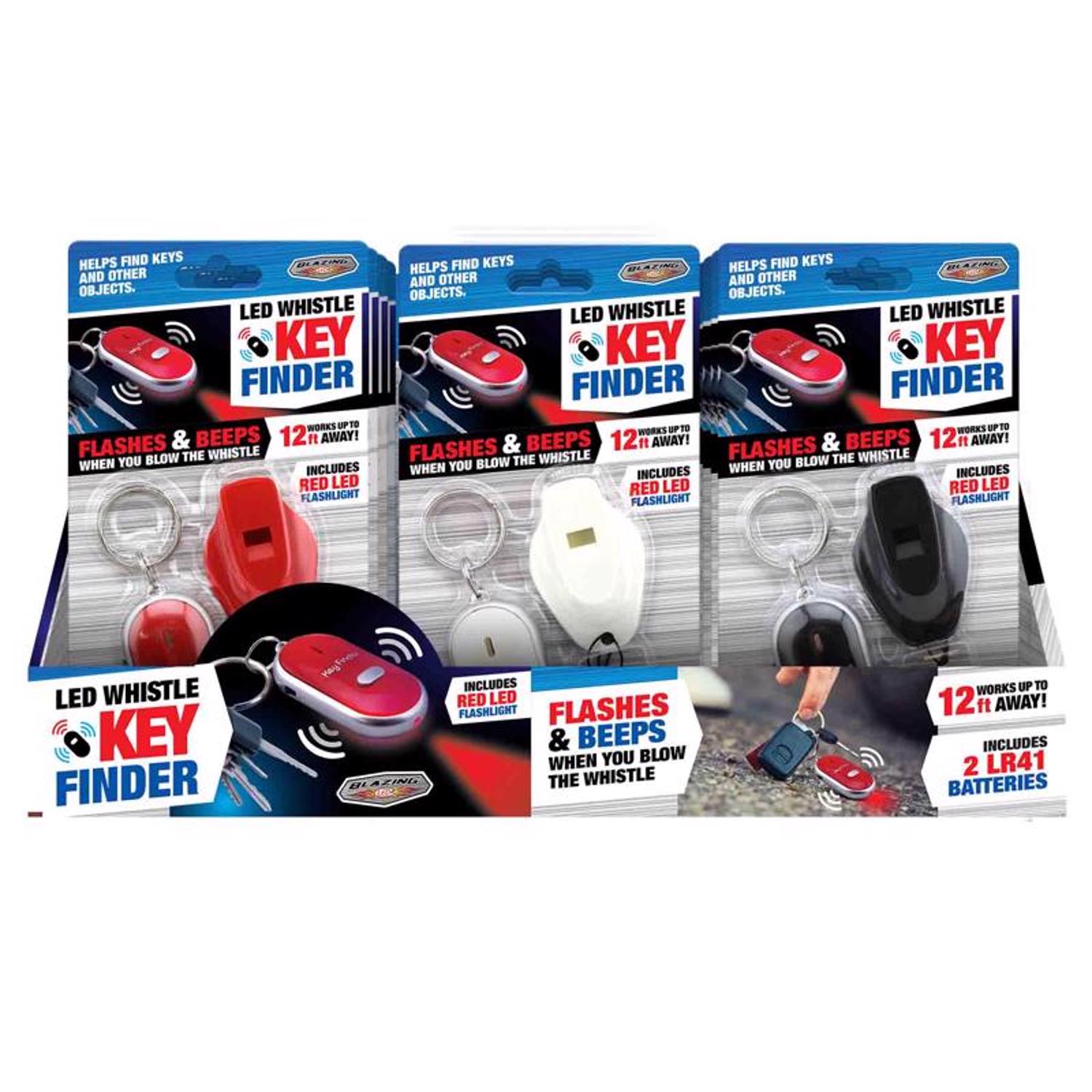 Blazing LEDz Plastic Assorted LED Whistle Key Finder Mfr# 702286