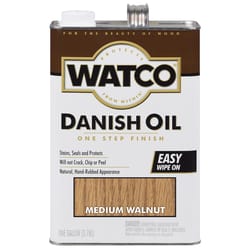WATCO Transparent Medium Walnut Oil-Based Danish Oil 1 gal