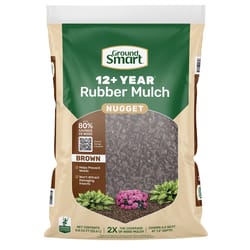 GroundSmart Brown Rubber Nuggets 0.8 cu ft