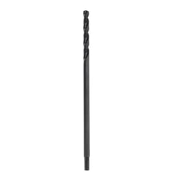 Milwaukee 7/16 in. X 12 in. L Black Oxide Aircraft Length Drill Bit 3-Flat Shank 1 pc