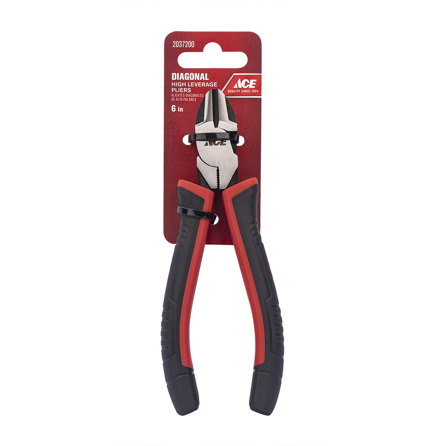 Ace 6 in. Chrome Vanadium Steel Diagonal Pliers Mfr# 20009606