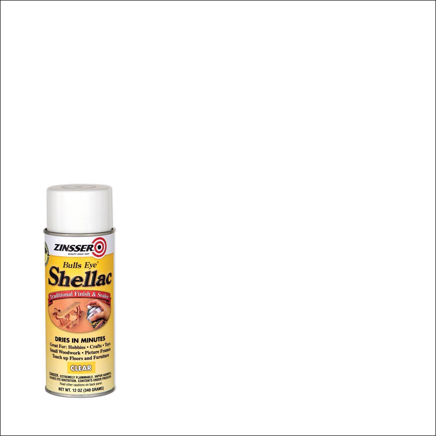 Zinsser Bulls Eye Semi-Gloss Clear Shellac-Based Shellac Finish
