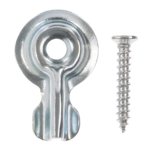 Ace 1-1/4 in. D X 1-1/4 in. L Zinc-Plated Silver Steel Screen