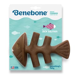 Benebone For Dog Brown Nylon Fish Bone Chew Dog Toy 1 pk