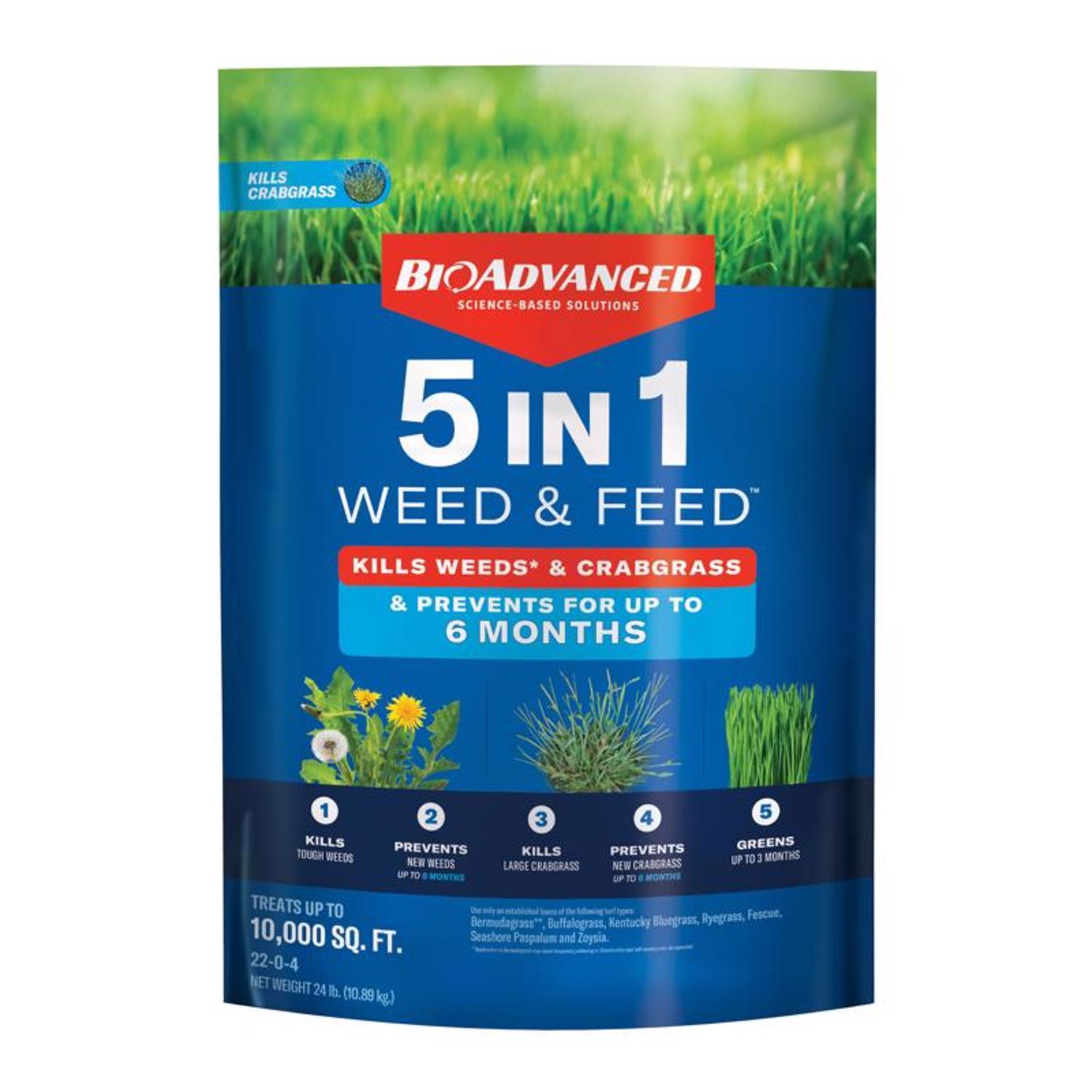 BioAdvanced Weed and Feed Lawn Fertilizer