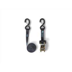 Decked 1.06 in. W X 12 in. L Black Cargo Strap 1000 lb 2 pk
