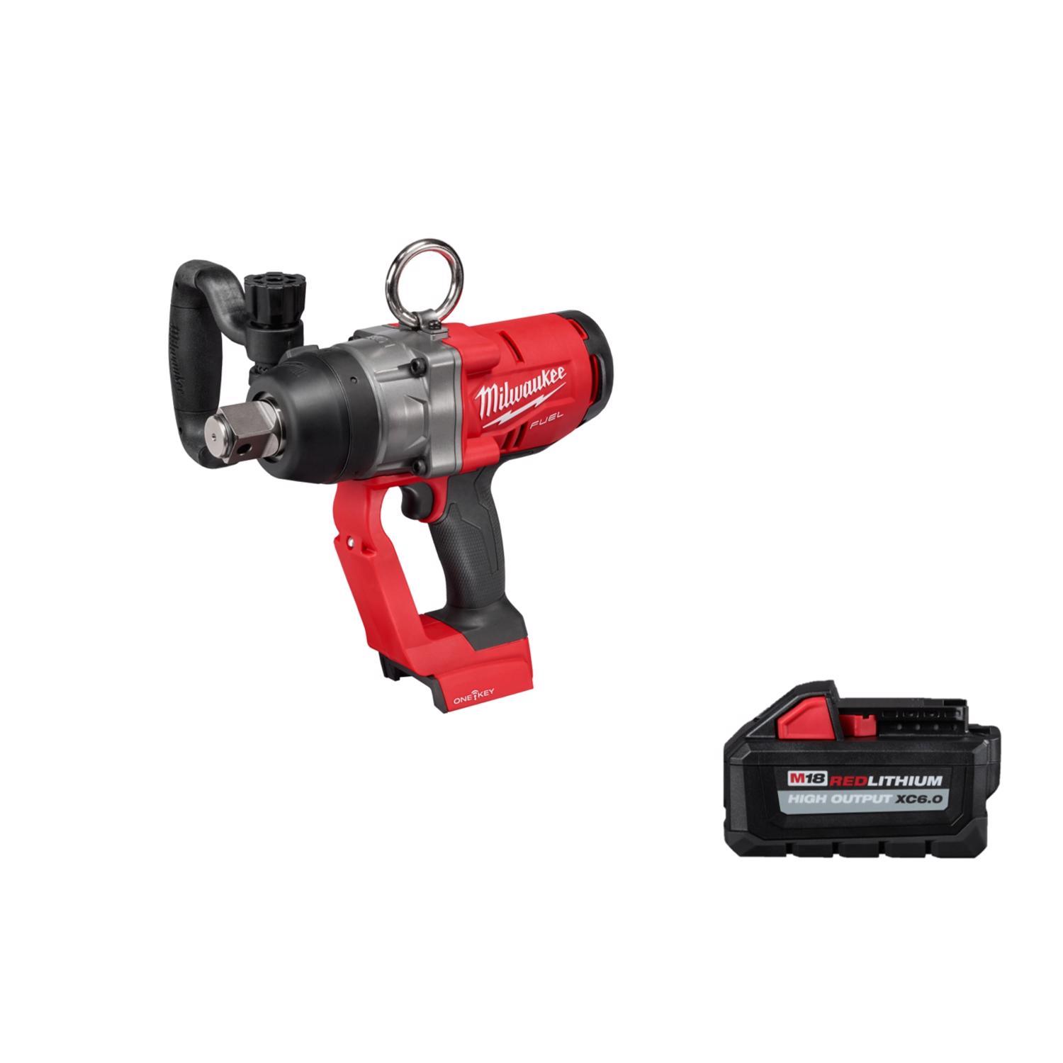 M18 FUEL 1in HT Impact Wrench w 6.0Ah Battery