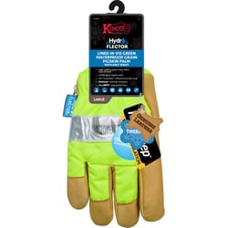 Kinco Men's Outdoor Hi-Viz Work Gloves Green XXL 1 pair
