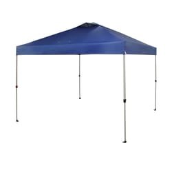 Crown Shade One Touch 150D Polyester Regal 100 Canopy 9.2 ft. H X 9.11 ft. W X 9.11 ft. L