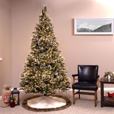 Supreme Holiday Tree インテリア ライト Holiday Bright Lights 9 ft. Full LED 2700 ct Tripoli Pine Sparkle