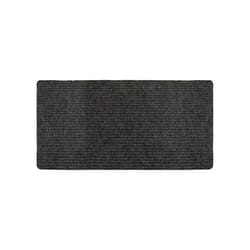 Southern Oaks 24 in. W X 60 in. L Black/Gray Polyester Utility Mat