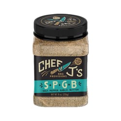 Chef J Salt/Pepper/Garlic/Butter BBQ Rub 8 oz