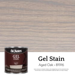 Old Masters Semi-Transparent Aged Oak Oil-Based Alkyd Gel Stain 1/2 pt