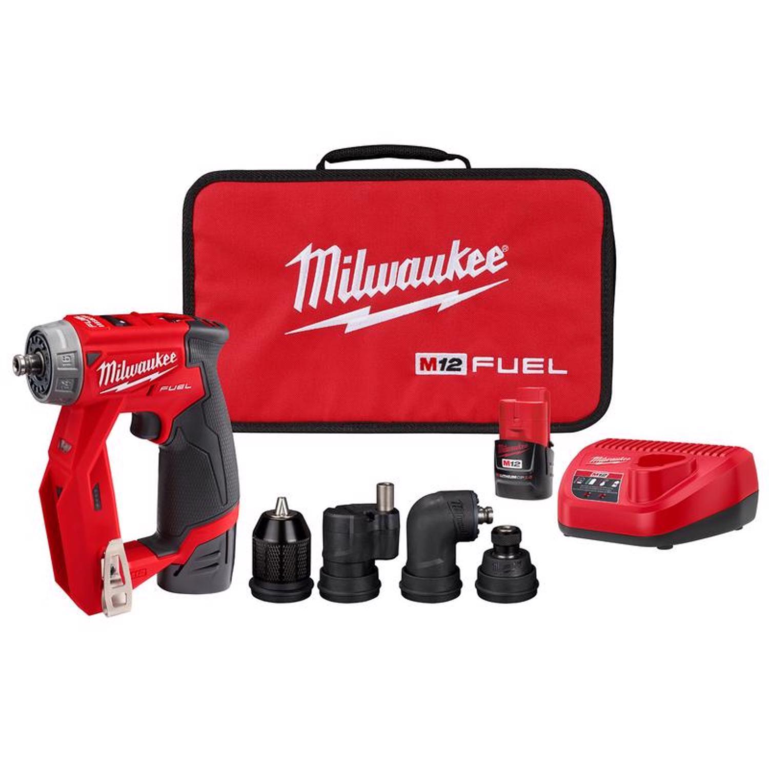 milwaukee 2482-22 12-volt cordless lithium-ion screwdriver flashlight combo kit 2401-22 M12 1/4 in. Hex : Tools & Home Improvement Milwaukee 2492 Milwaukee 2498-25 M12 12V Cordless