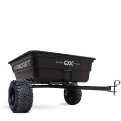OxCart ATV-Grade Crewman Lift-Assist & Swivel Poly Dump Cart 17 cu ft