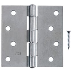 Ace 4 in. L Zinc-Plated Broad Hinge 1 pk