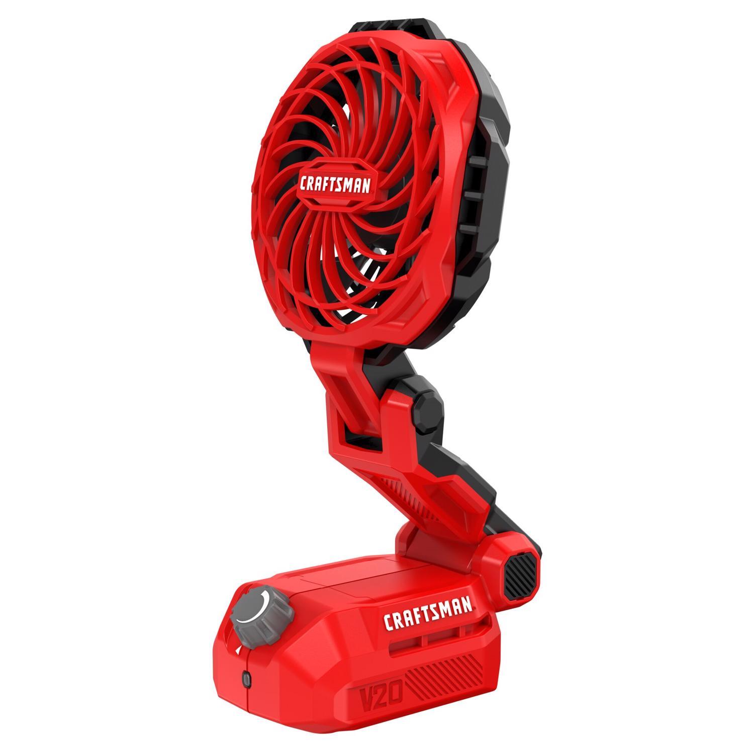 CRAFTSMAN V20 10.5 in. H X 4 in. D Personal Fan Mfr# CMCE010B