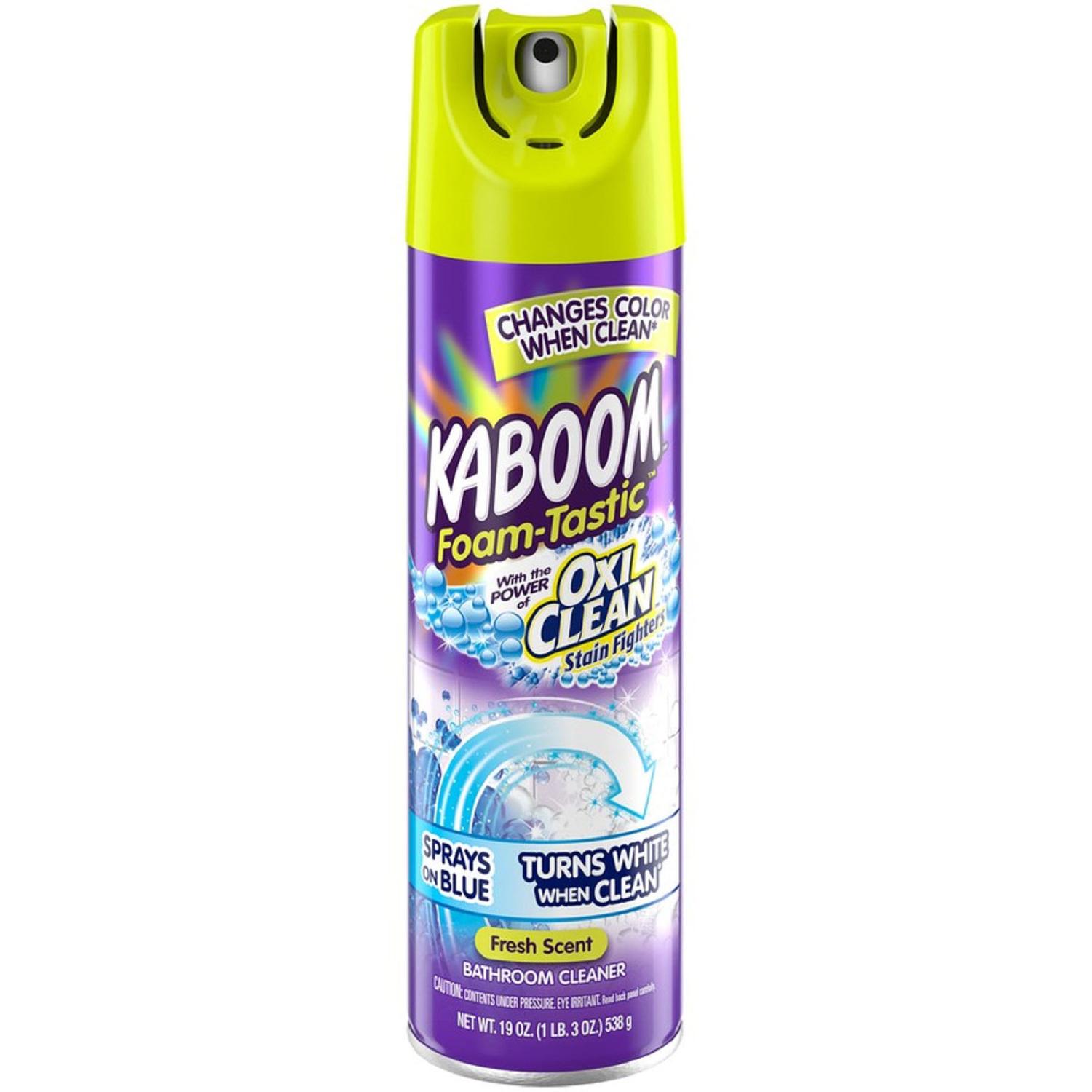 ✴︎mim✴︎ Kaboom OxiClean Fresh Clean Scent Bathroom Cleaner 19 oz Foam Mfr
