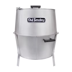 Old Smokey Products 21 in. Large Charcoal Grill Silver