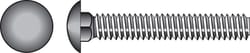 HILLMAN 3/8 in. X 3-1/2 in. L Stainless Steel Carriage Bolt 25 pk