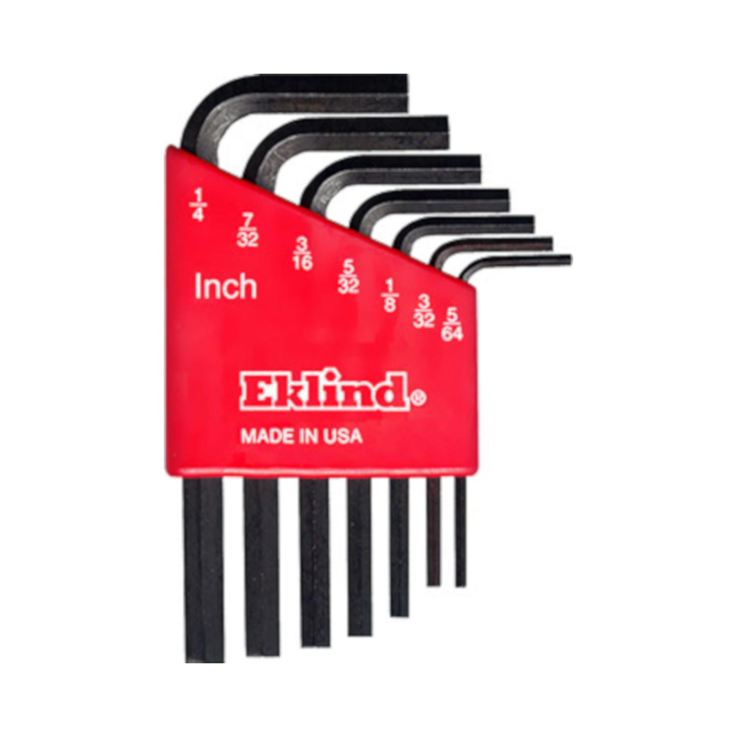 Photos - Wrench Eklind Hex-L 5/64 to 1/4 in. SAE Short Arm Hex L-Key Set 7 pc 10107