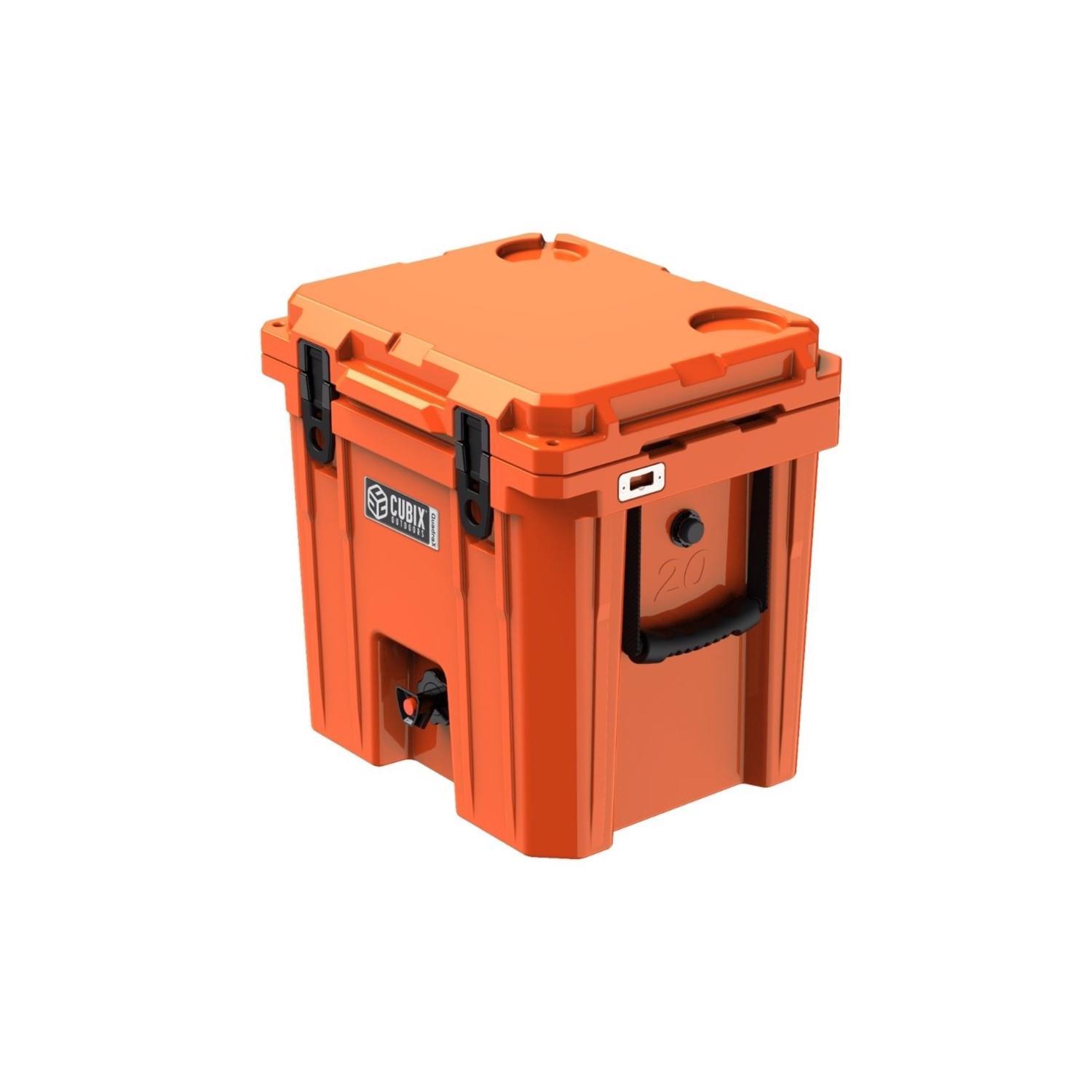 Cubix Outdoors QuadraX Orange 5 gal Water Cooler Mfr# CC-5GAJUGORG