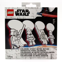 LEGO Star Wars 3 in. W X 5 in. L White Sticky Notes 4 pad