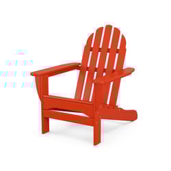 POLYWOOD Ivy Terrace Red HDPE Frame Chair