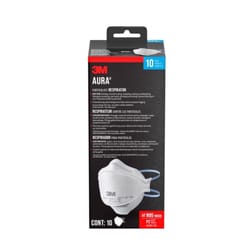 3M Aura N95 Dust Protection Particulate Respirator 9205+ White 10 pk