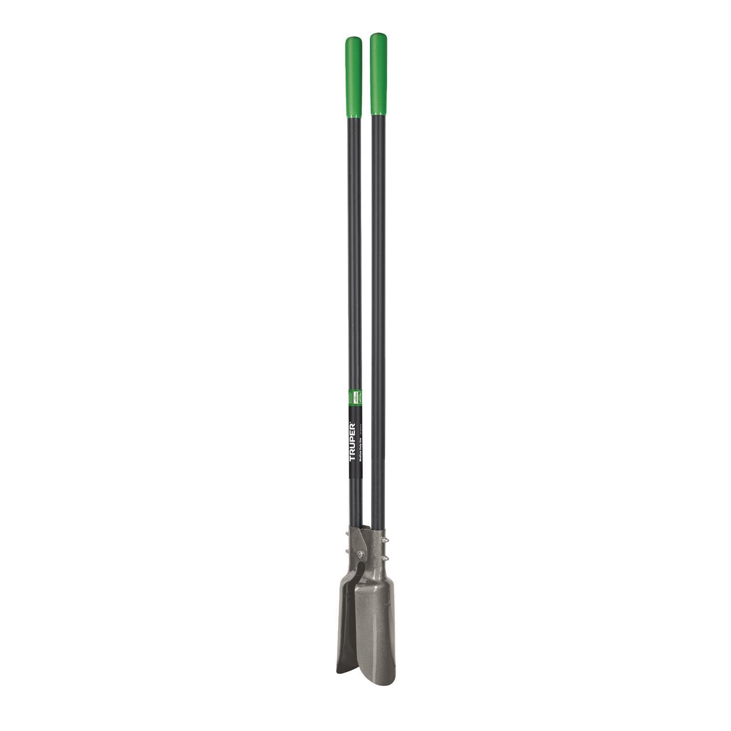 Truper 59 in. Steel Atlas Pattern Post Hole Digger Fiberglass