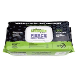 Crocodile Cloth Fierce Disinfecting Wipes 15 in. W X 10 in. L 80 wipes 1 pk