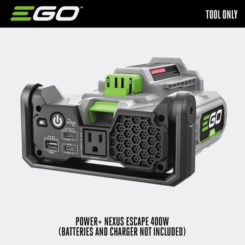 EGO Power+ Nexus Escape 400W Portable Inverter - Battery Tool Mfr