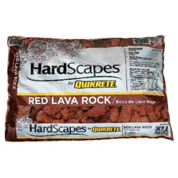 Quikrete HardScapes Red Lava Rock Decorative Stone 0.5 cu. ft.