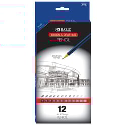 Bazic Products Assorted Design & Drafting Pencil 12 pk