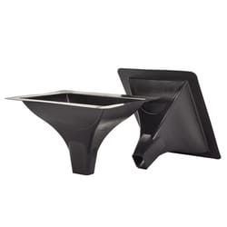 Trex Rainescape 11 in. H X 13.75 in. W X 17.75 in. L Black Polyethylene Downspout