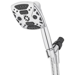 Oxygenics Square Chrome ABS 7 settings Handheld Showerhead 1.8 gpm